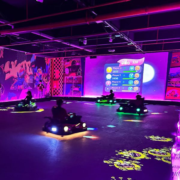 Immersive Go-Kart Racing: Interactive 3D Arena with AR Projection (200-2,000 sqm)