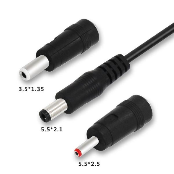 USB A オスコネクタ付き 5V - 12V 昇圧コンバータケーブル