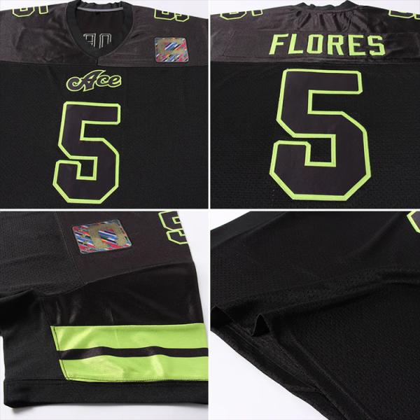 Odorless Mesh Printed Football Jersey Breathable Round Collar