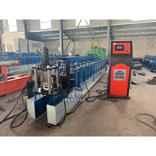 “America Standard C Guide Rail Roll Forming Machine Automatic Shutter Door Siding Track Making Machine For Metal Rolling Shutter”