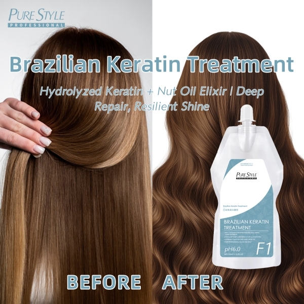 OEM Wholesale Factory Supply Purestyle Brazilian Keratin Hair Treatment Cream Smooth Hair Care Conditioner Nourishing Straightening