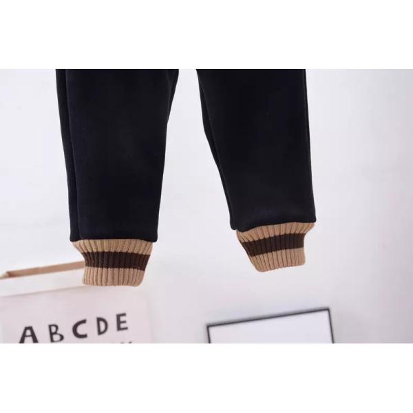 Фуфайка плюшевого мишки зимы осени кашемира хлопка мальчиков 100CM двухкусочная установленная