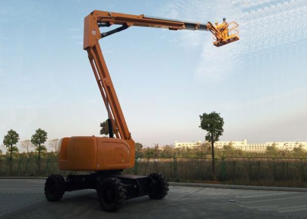 Articulated Boom Upright Mobile Elevating Work Platform Diesel Powered 18.1M Maximum Horizontal Reach