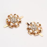 Accessoires en métal pour les boucles de chaussures ODM Accessoires pour la décoration des chaussures Clips de chaussures amovibles Couleur de verre de strass