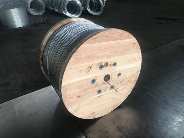 Não - fio de grande resistência galvanizado liga da costa de fio de aço com diminuição do peso de construção
