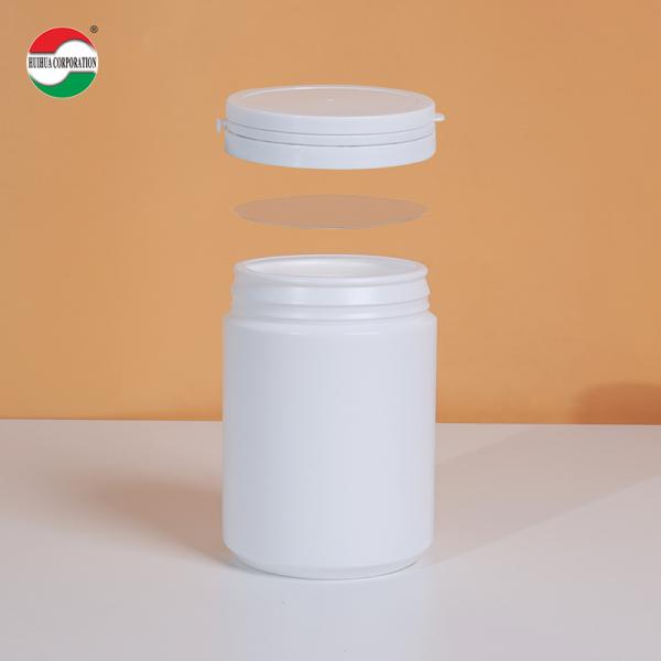 Custom Labels Eco-Friendly 900ML HDPE Bottle Clear Plastic Cylinder Health Nutritional Products HMD900-71