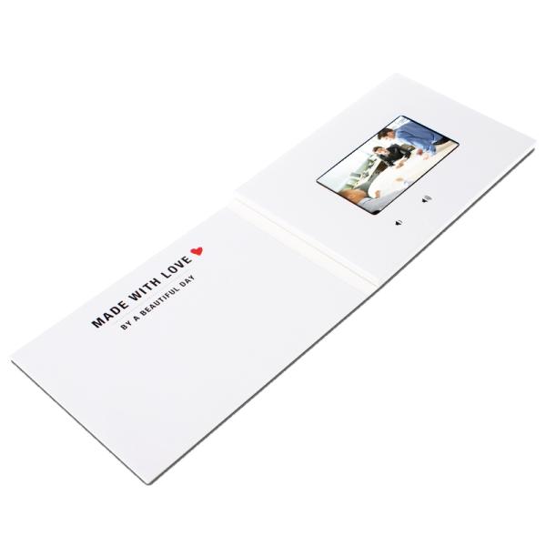 Personalized Video Message Greeting Card in Customized Style for A4 or Customized Size