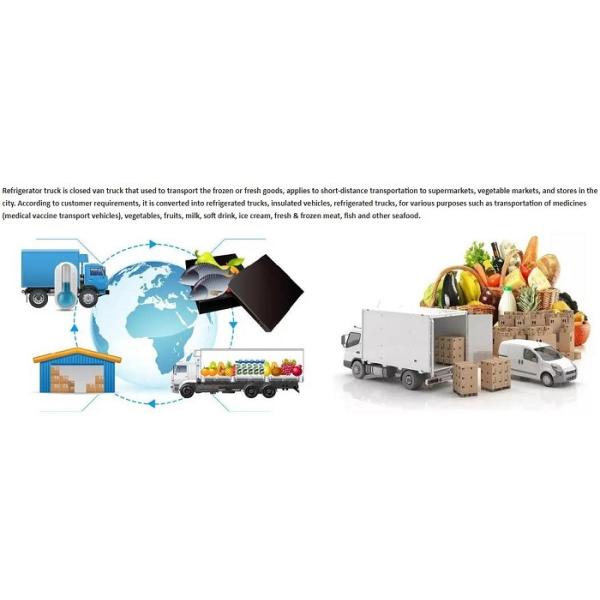Foton 4×2 6T 8T Refrigerated тележки перехода для замороженного мяса