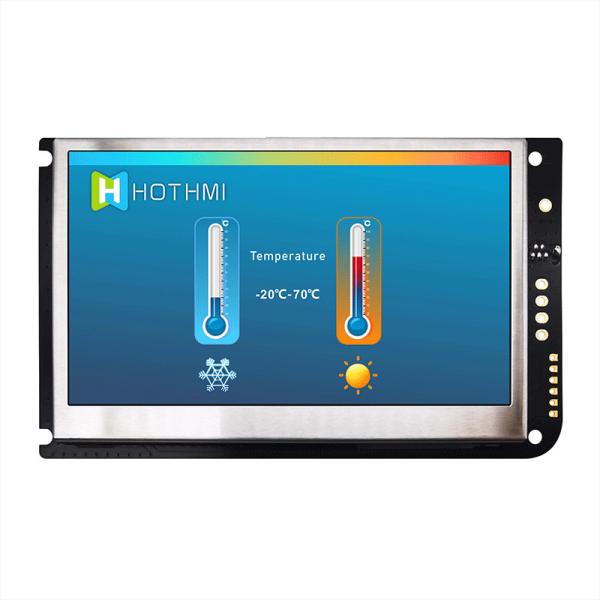 4,3 дисплей экрана касания TFT UART дюйма сопротивляющийся LCD 480x272 С ДОСКОЙ РЕГУЛЯТОРА LCD