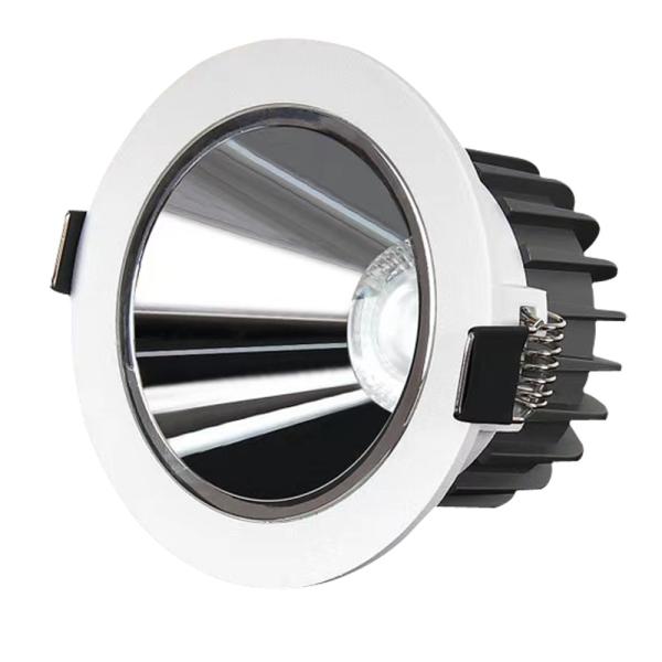 Gold Dimmable 7W 12W Recessed LED Downlight 15deg Die Cast Aluminum