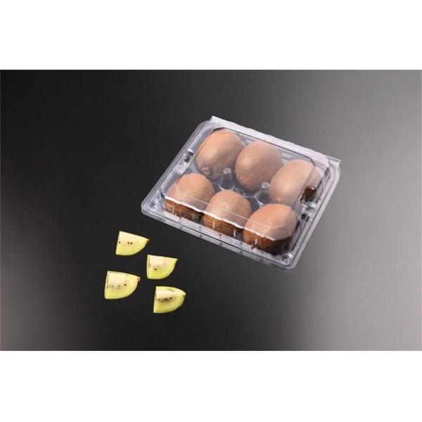 Transparent Fruit Storage 180x195x55mm PET Plastic Tray