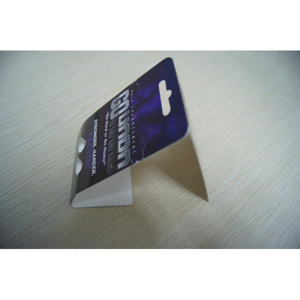 Fashional завертывает штемпелевать в бумагу карточку волдыря упаковывая для пилю