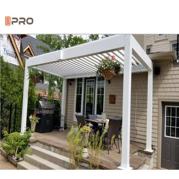Patio Motorized Garden Outdoor Aluminum Pergola 3x3m Framed