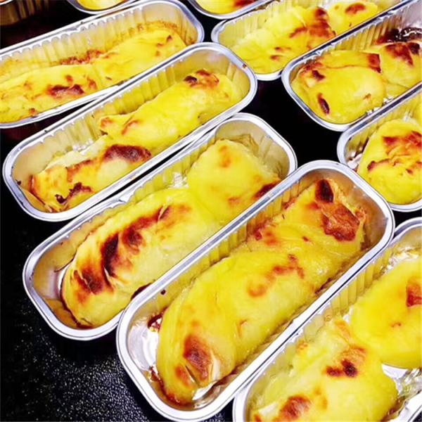 200ml roast durian aluminum foil box sealer plastic cube box liquid food packaging container