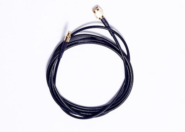 RG174 Cable SMA Male Coaxial Cable , Black MCX Connector Cable Adapter