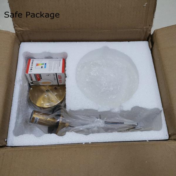 Rose Gold Color glass ball wall sconce for Corridor Living room Studio Bedroom ( WH-OR-07）