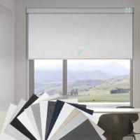 Jardins Smart protetor solar Roller Blind Tecido Blackout Controle remoto Motor motorizado tubular para janelas