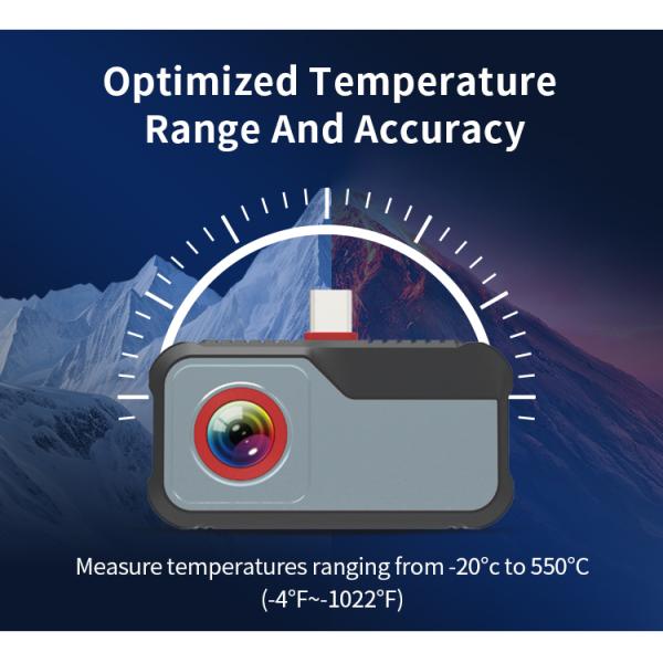 256*192 Resolution Android Thermal Imaging Module Mini Handheld Infrared Camera for Mobile Phone