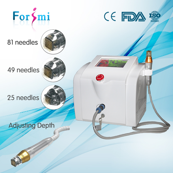 Portable Fractional RF microneedle skin tightening equipment acne scar removal rf  machine