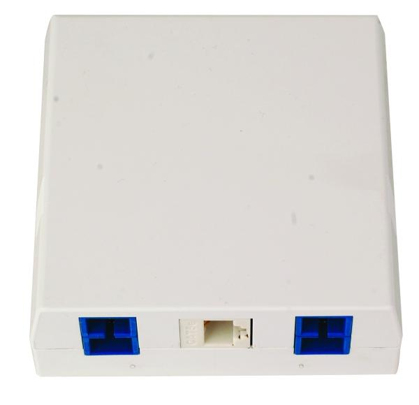 Fiber Optic Termination Wall Socket Single Family Unit For RJ45 And SC 86Type Mounting Box YH1043