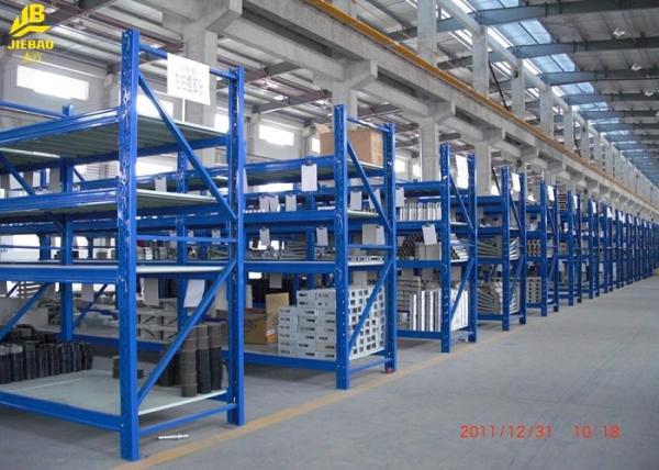 1000KG/Layer Heavy Duty Steel Racks Smooth Surface Assembly Structure RAL Color