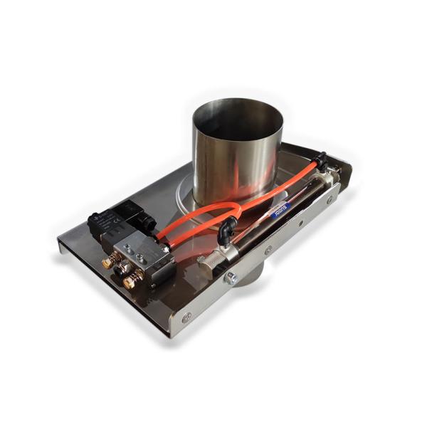Manual Air Control Valve Carbon Steel OEM Dust Collection Blast Gate