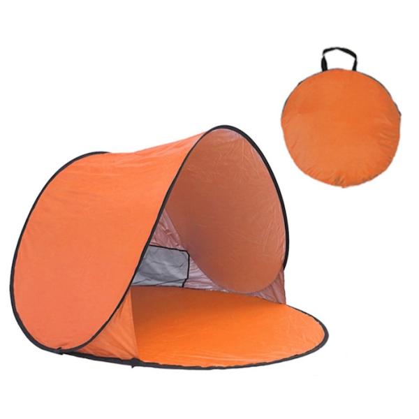150*150*90CM Outdoor Waterproof Pop Up Canopy Tent Sunproof Silver Coated 190T Polyester Automatic Beach Shelter