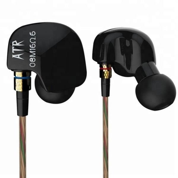 Armature Dynamic HiFi Sport In Ear Earphones Headphones Super Bass Copper Driver KZ ATR