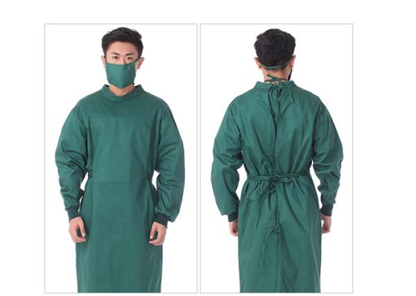 Reinforced pure cotton protective clothing Medical high-quality surgical gown