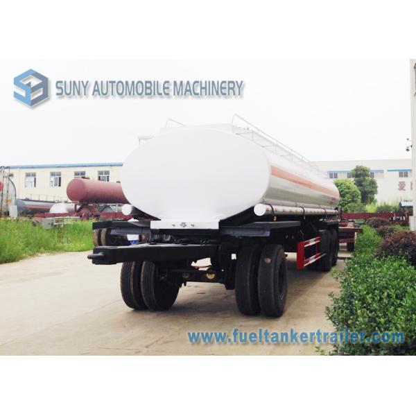 High Performance 20000L 3 Axle Train Oil Tank Trailer With Ellipse Shaped