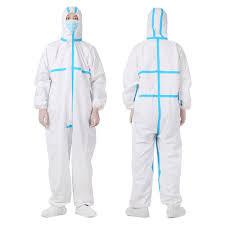 Breathable Disposable Exam Gowns  Medical Grade Fbric Wide Application White Color