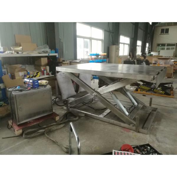 Таблица гидравлического подъема нержавеющей стали утверждения CE гидравлический электрический подниматься