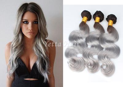 Extensões do cabelo humano da onda 100% do corpo/extensões do Weave cabelo humano de Ombre