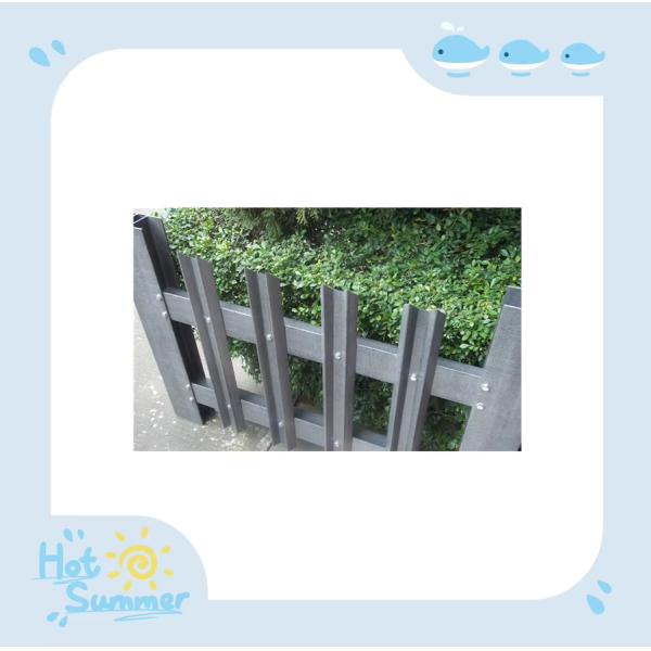 Weatherproof FRP Fiberglass Pultruded Tube Anti-Corrosion Fence Rust-Free Garden