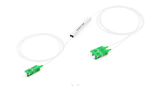 Splitter 1x2 PLC PVC G.657A1 SC/APC одиночного режима