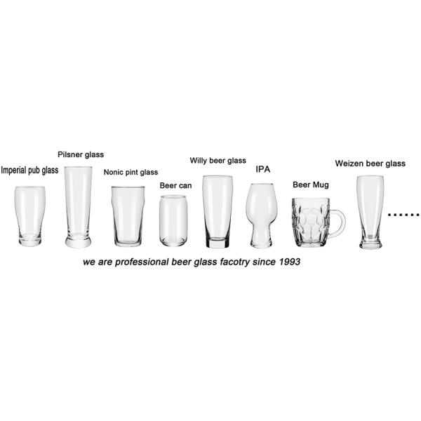 Completely Dishwasher Safe IPA Drinking Glass For India Pale Ale Beer