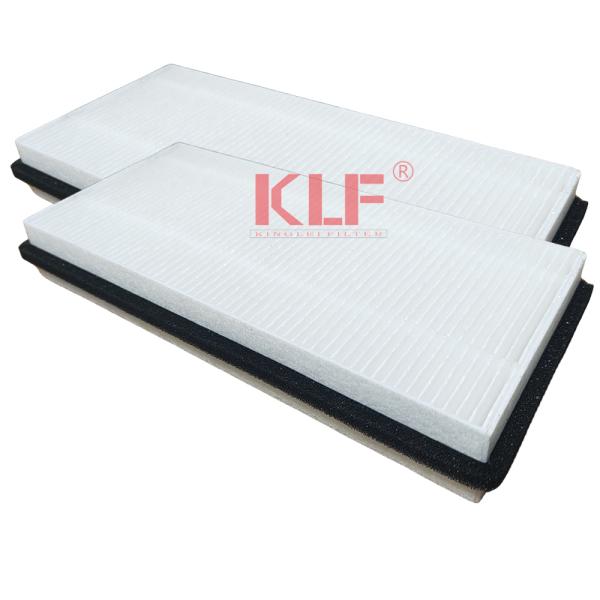 Dust Removal Energy Recovery Ventilator Air Filter with PET+PP Material F7 or 85% on ePM1 Efficiency and 220 x 96 x 26mm Size
