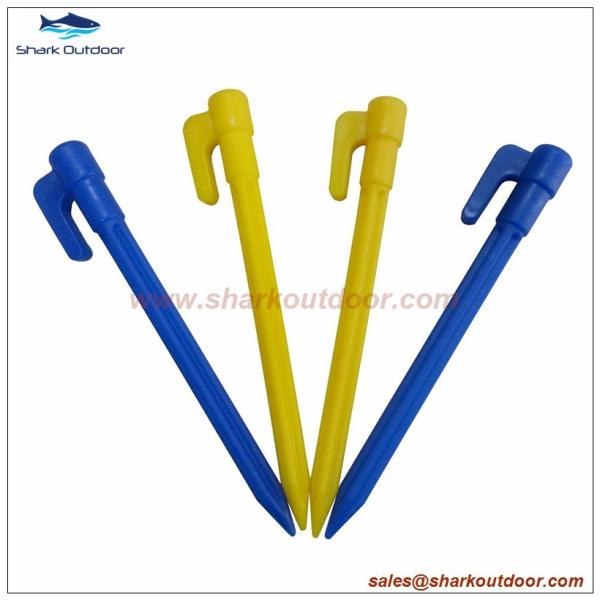 6 Mini Plastic tent pegs tent stake garden pegs