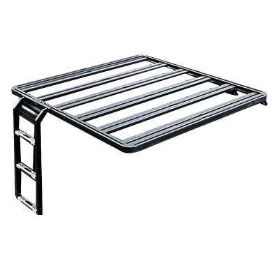 Jeep Wrangler JK Roof Rack with Ladders and Q235-8 Steel Material Size 840*400*261mm