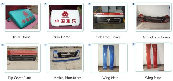 Hand Lay Up Fiberglass Body Shell Lightweight Aging Resistant FRP Bumper
