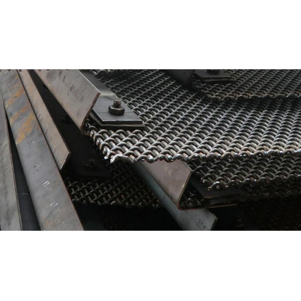 High Tensile 65 Mn Quarry Rock Crusher Crimped Wire Woven Screen Mesh for Vibrating