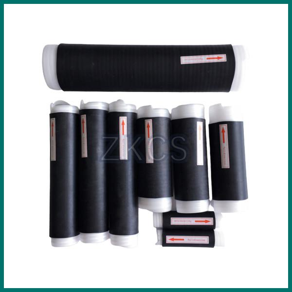 Anti éraflure d'isolation de silicone de rétrécissement du tube 2.0mm d'accessoires froids noirs de cable électrique