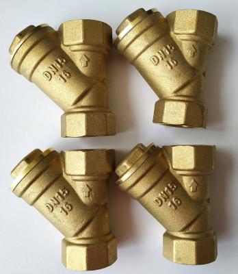 3/4 1 2 Copper Filter Y Strainer Valve Brass Filter Valve For Solar Water Heater