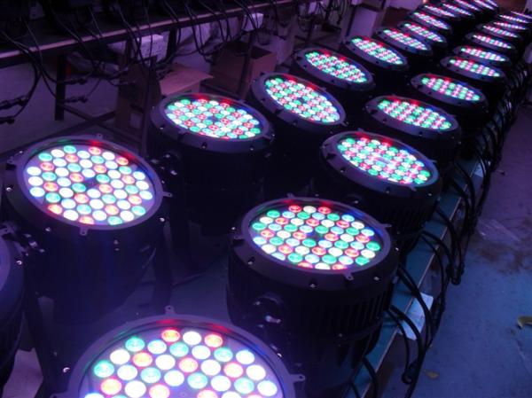 LED 54pcs waterproof PAR light/hot sales stage light/high quality low price lights