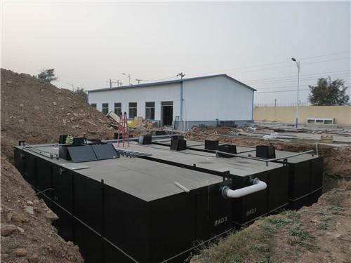 7500 kg Weight Building Material Shops Domestic Sewage Intelligent Integrated Mobile Wastewater MBBR Sewage Treatment Plant