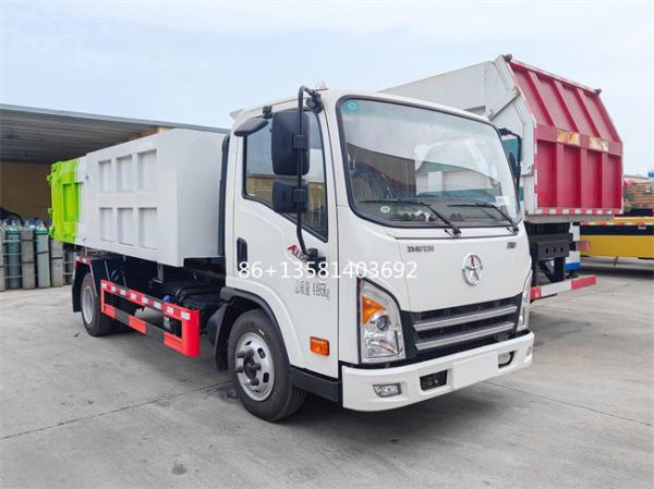 Hydraulic Hook Lift Hoist Mounted Waste Compactor Vehicle Heavy Duty For Transportation