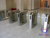 Barrière infrarouge menée de porte d'oscillation de RFID de sécurité d'Access de piéton de porte légère de SecuritySwing