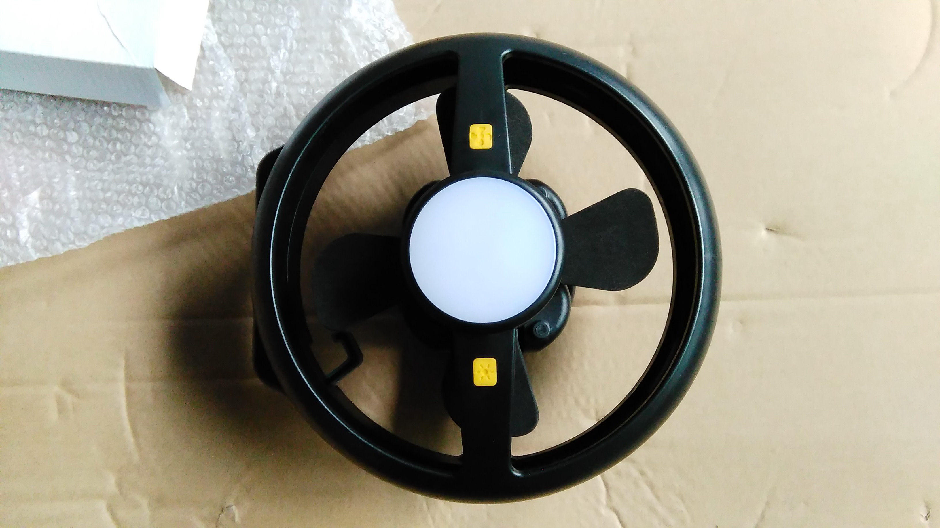 3 In 1 Rechargeable LED Camping Fan Light Led USB Fan Light With USB Cable