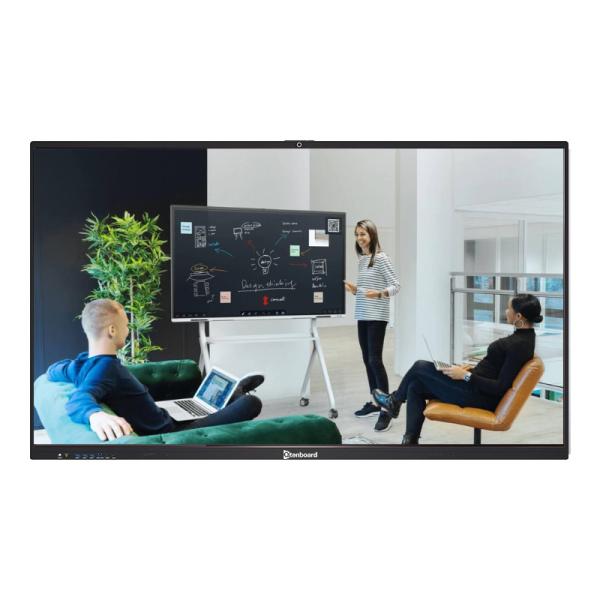 Qtenboard Interactive Smart Board with 4K Ultra HD Display 40-50 Touch Points and Dual OS for Conference and Education