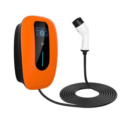 Bâti de mur des chargeurs 400V IP65 de la voiture EV de WiFi 4G de prise de type 1